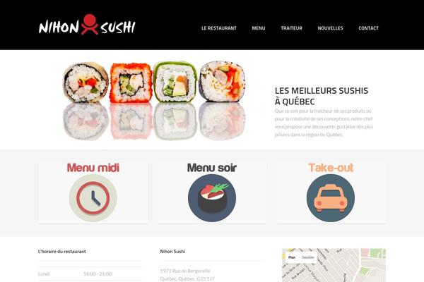 nihonsushi.ca site used Nihonsushi