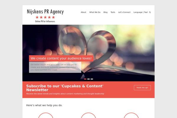 Esteem theme site design template sample