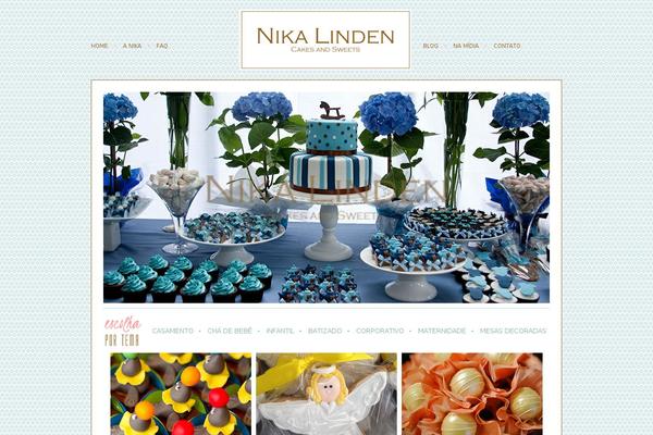 Nika theme site design template sample
