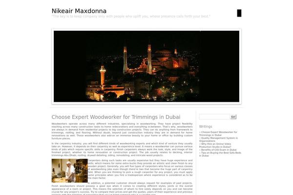 nikeairmaxdonna.com site used Ayasofyablogtemplate