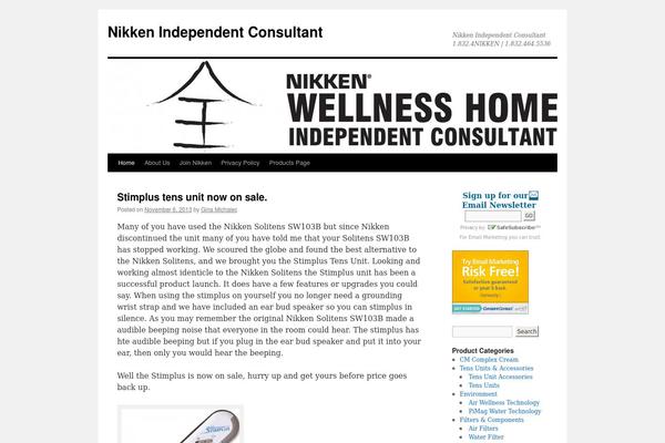 WordPress website example screenshot