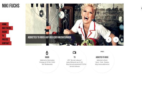 In-motion theme site design template sample