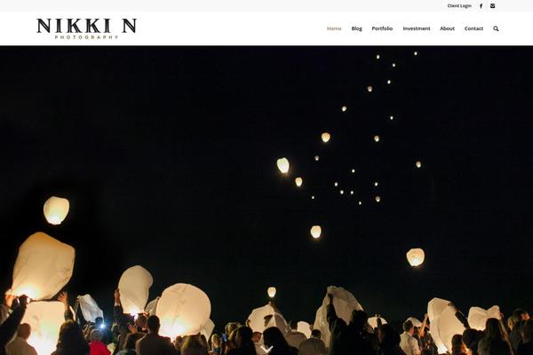 Enfold theme site design template sample