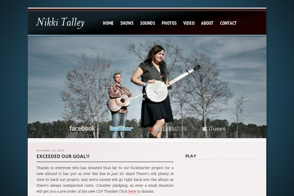 nikkitalley.com site used Grammy-1.0
