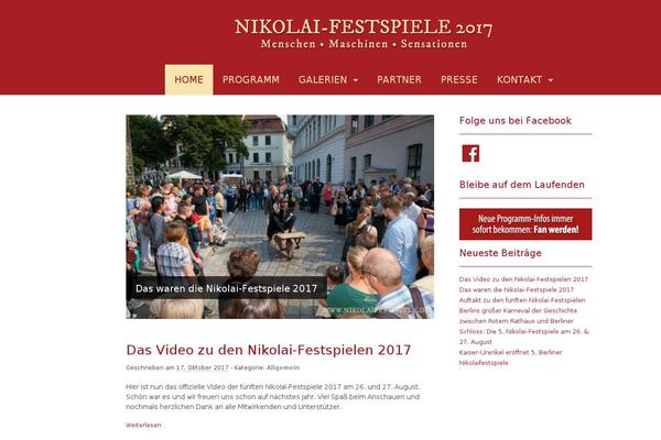 nikolaifestspiele.de site used Nikolaifestspiele