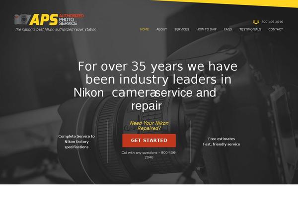 nikoncamerarepair.com site used Aps