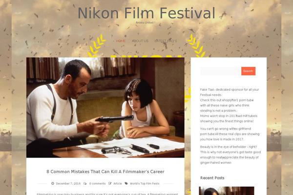 nikonfilmfestival.com site used Sneak Lite