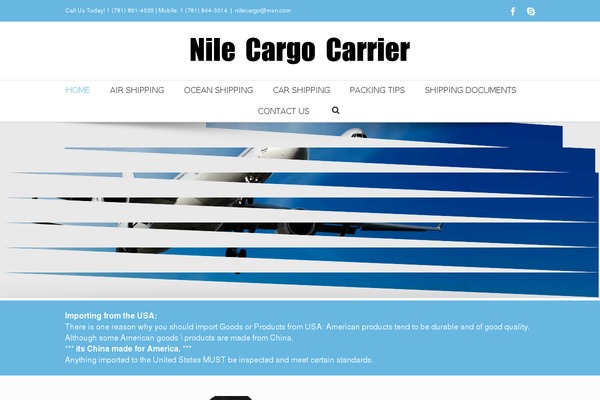 nilecargocarrier.com site used Impreza