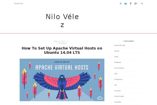 WordPress website example screenshot