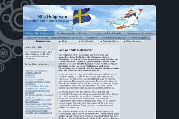 nils-holgerson.com site used Cloudland