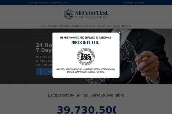 nilservices.com site used Nils
