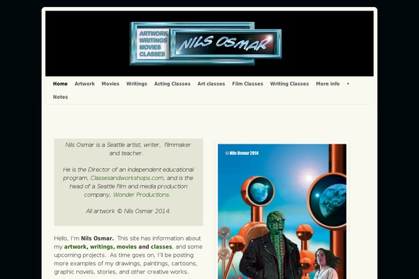 Weaver II theme site design template sample