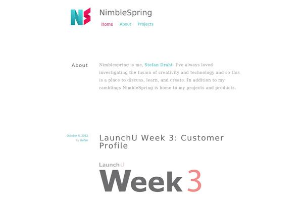 nimblespring.com site used Miniml