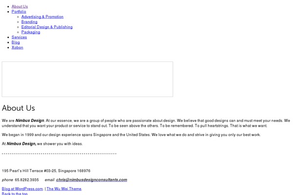 WordPress website example screenshot