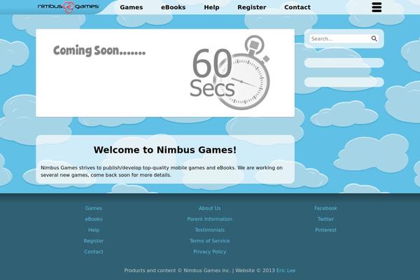 Nimbus theme site design template sample