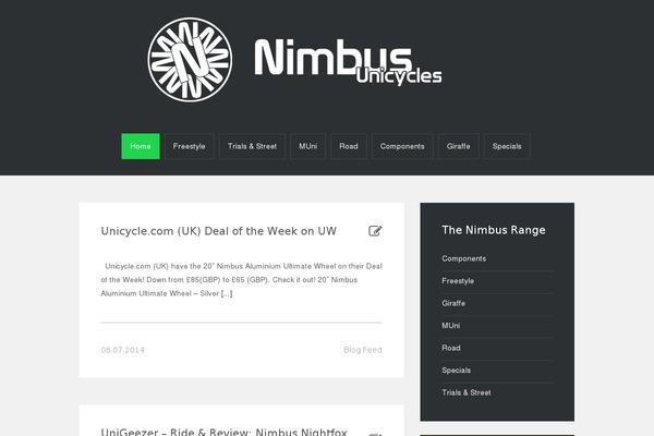 nimbusunicycles.com site used Diarjo Lite