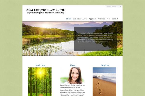 Chameleon theme site design template sample