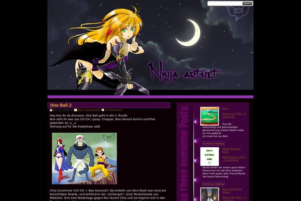 ninja-art.net site used Partypress