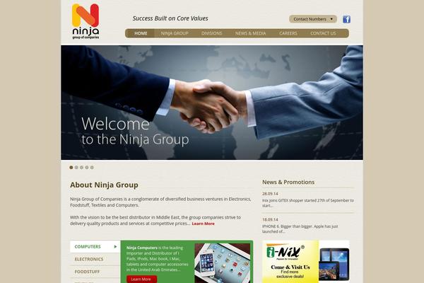 ninjagroup.com site used Ninja-group