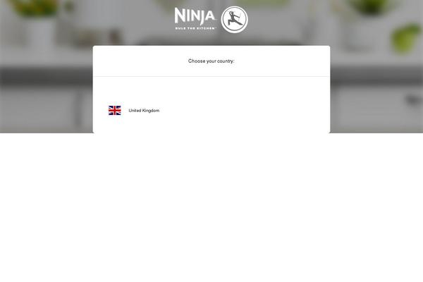 Ninja theme site design template sample