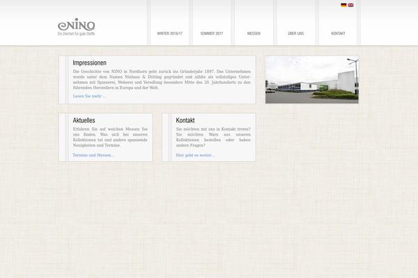 Nino theme site design template sample