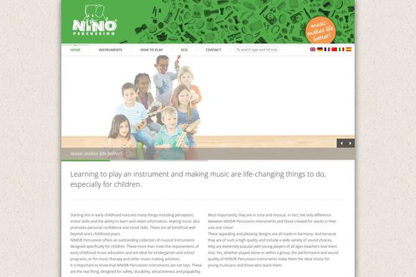 ninopercussion.com site used Nino