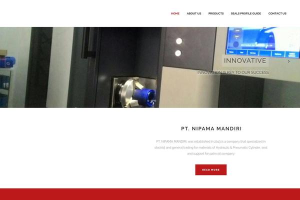 Bridge Child theme site design template sample