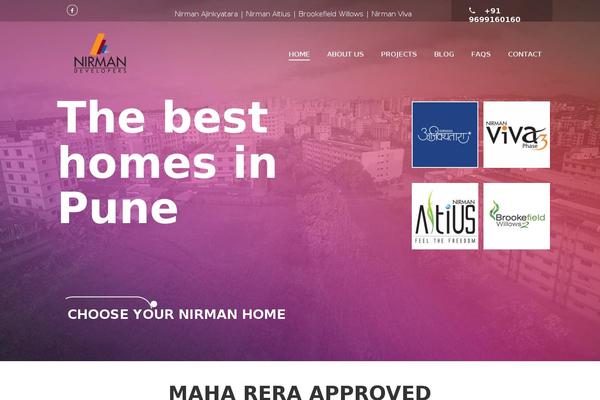 nirmandevelopers.in site used Realtyspace