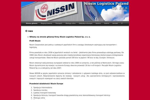 nissin.pl site used Nissin