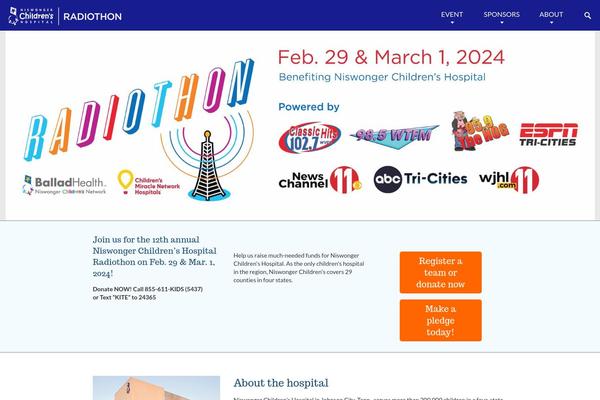 WordPress website example screenshot