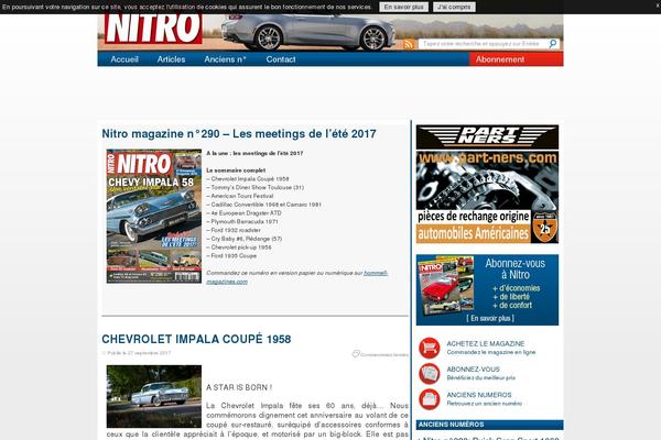 nitromag.fr site used Nitro-theme