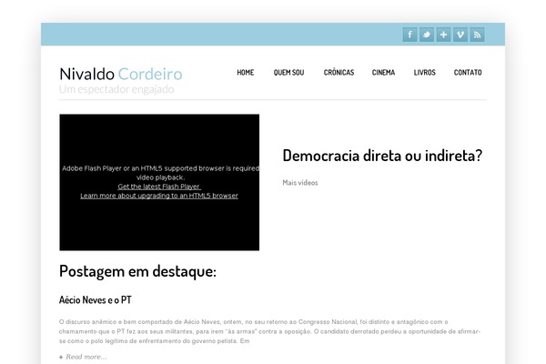 nivaldocordeiro.net site used Oceanly-news