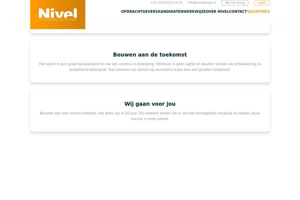 nivelgroep.nl site used Nivel