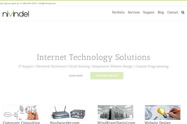 WordPress website example screenshot