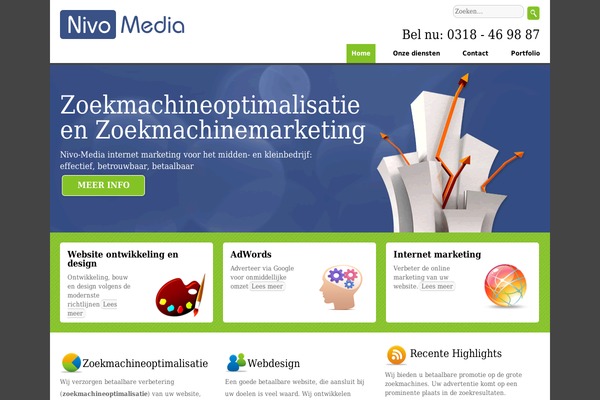 nivo-media.nl site used Twentyten_nivo