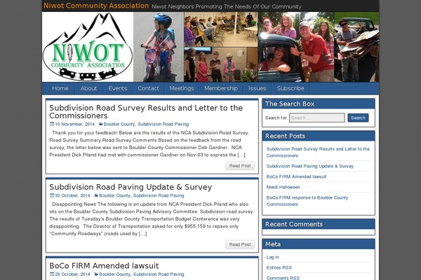 WordPress website example screenshot