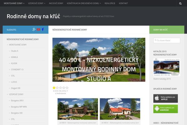 Hueman theme site design template sample
