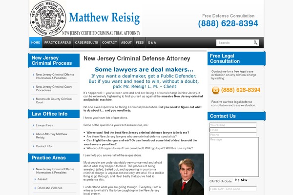 nj-defense-lawyer.com site used Theatmpro