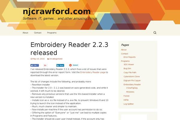 Twenty Thirteen theme site design template sample