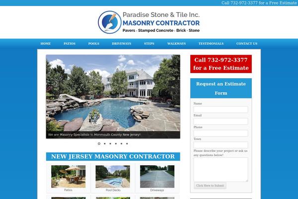 njmasonrycontractor.com site used Masonrytheme