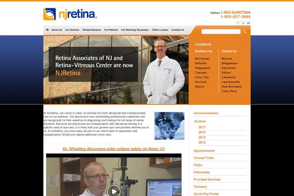 njretina.com site used Njretina