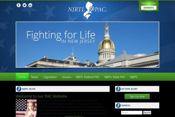 WordPress website example screenshot