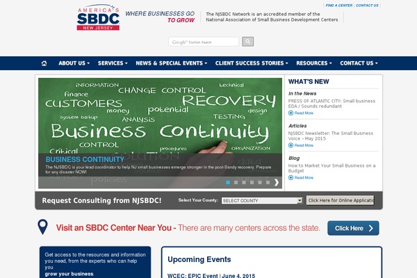 njsbdc.org site used Njsbdc