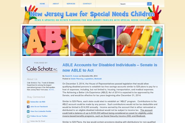 njspecialneedschildrenlaw.com site used B0000553-specialneeds