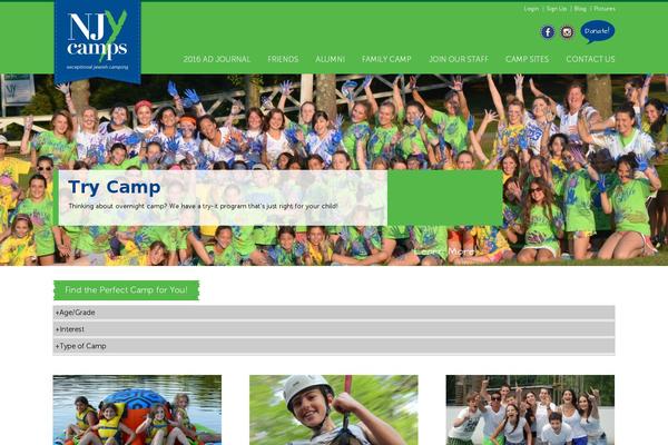 njycamps.org site used Njy-child
