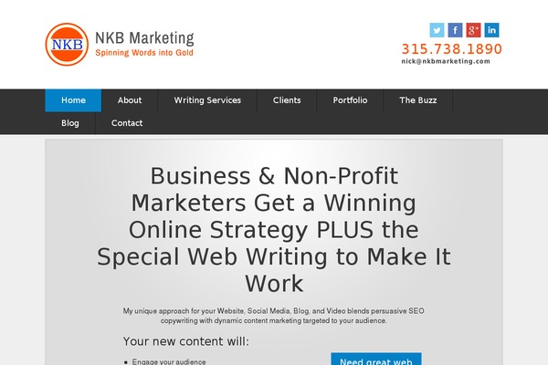 nkbmarketing.com site used Pro Framework
