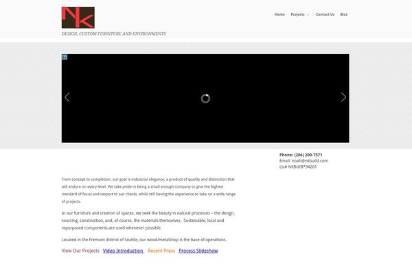 nkbuild.com site used Minimlpress