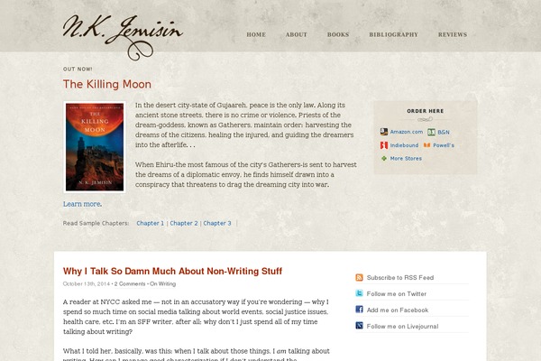 WordPress website example screenshot