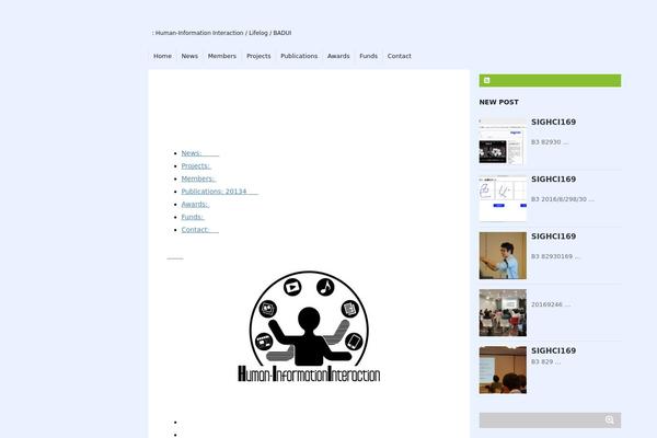 MesoColumn theme site design template sample