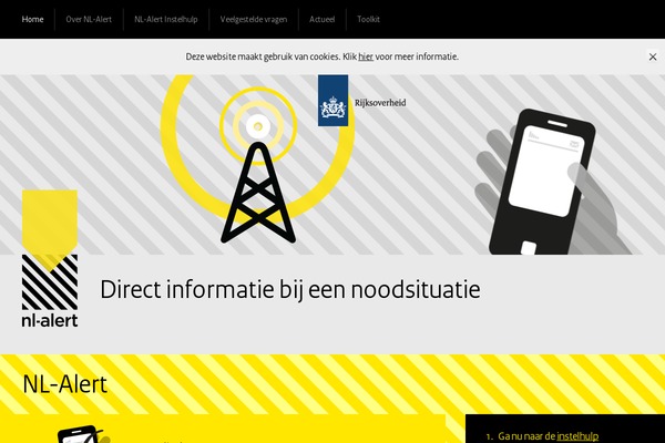 nlalert.nl site used Nl-alert2